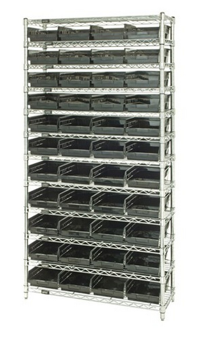 Wire Shelving System 24 L X 36 W X 74 H Case Of 12 QU011878   QU011878.1 